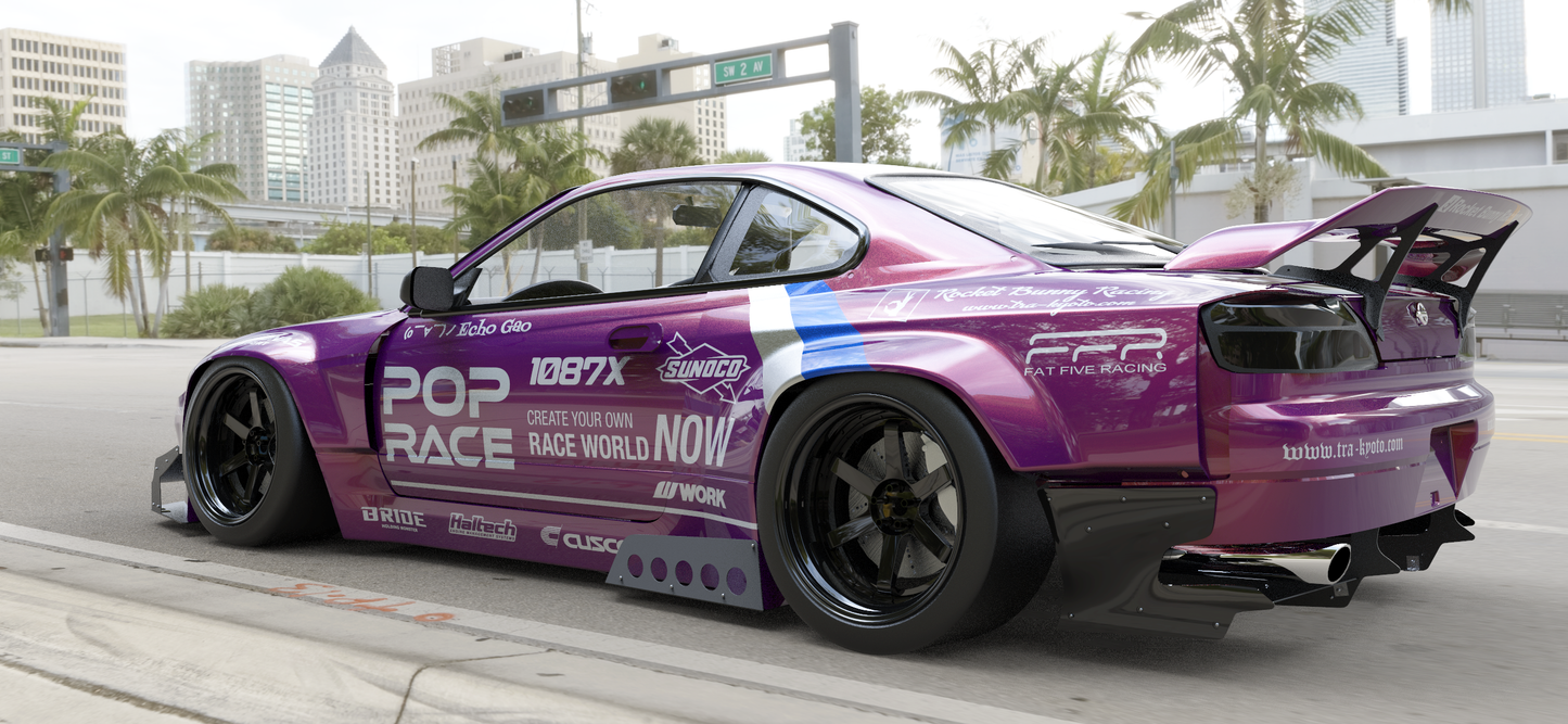 Rocket Bunny Pandem Nissan Silvia S15 V2.5 - Side