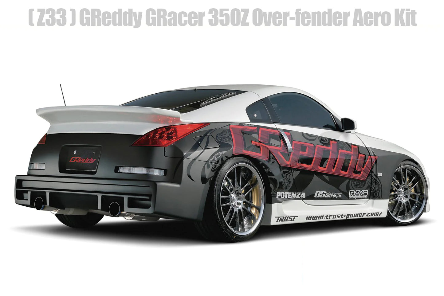 Rocket Bunny Pandem JDM GReddy GRacer Full Over-Fender Aero Kit - GReddy Z33 Full Aero Body Kit (F,S,R)