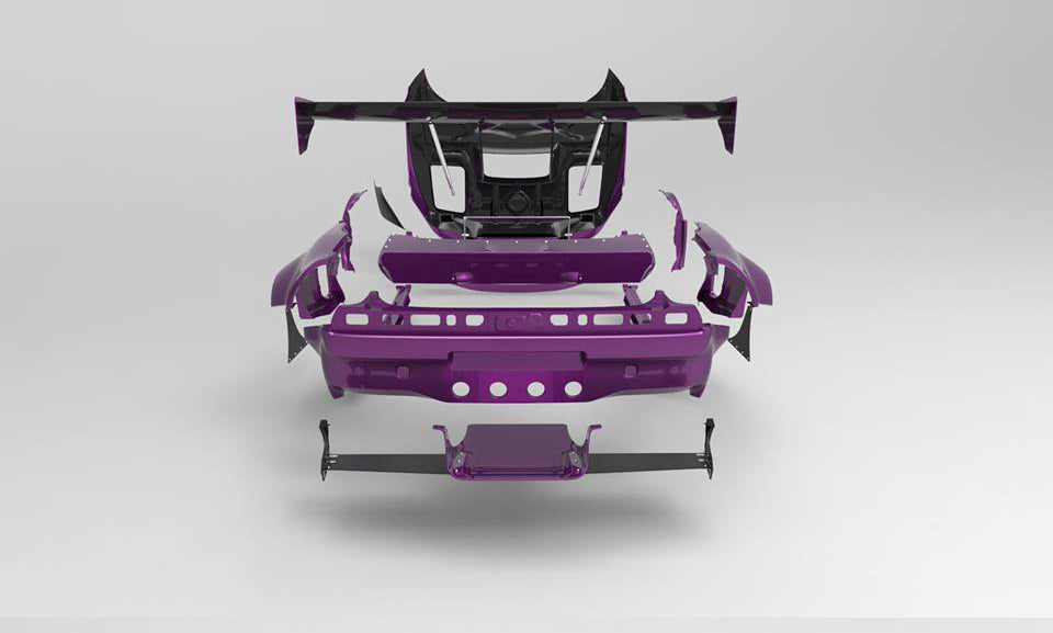 Rocket Bunny Pandem HONDA / ACURA 90-05 NSX WIDE BODY KIT w/ GT Wing
