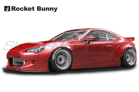 Rocket Bunny Pandem (V2) - Subaru BRZ (ZN6) - Front Over-Fenders (only) - 17010234