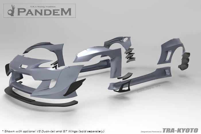 Rocket Bunny Pandem Toyota GT86 Subaru BRZ (ZN6) - V3 Front Canards (only) - 17010273