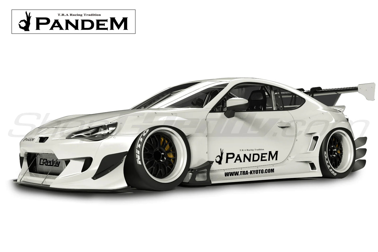 Rocket Bunny Pandem Toyota GT86 Subaru BRZ (ZN6) - V3/3.5 Rear Fenders (only) +90mm - 17010279