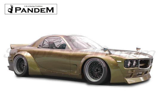 Rocket Bunny Pandem Boss Aero - Mazda RX7 (FD3S) - Complete Widebody Aero Kit (with wing) - 17040300