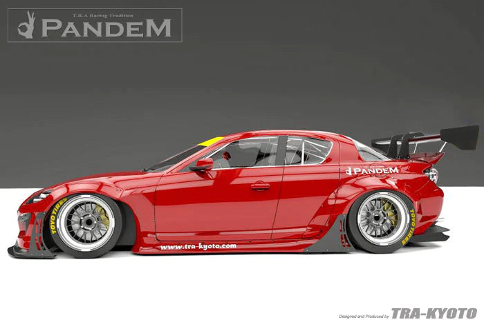 Rocket Bunny Pandem Aero - Mazda RX8 (SE3P) Wide-body Aero Kit with ducktail wing