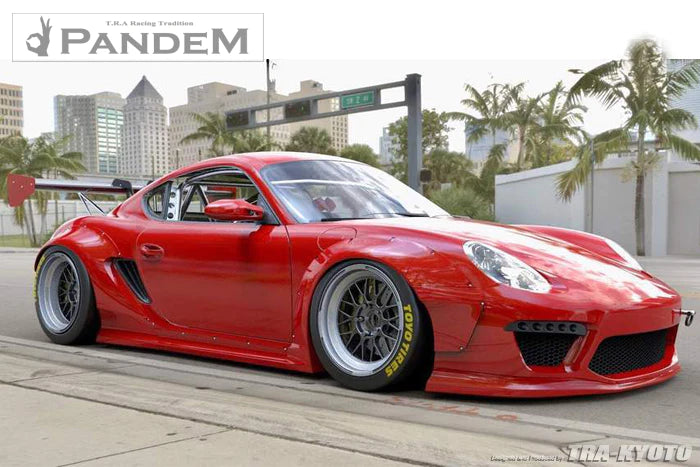 Rocket Bunny Pandem Porsche Cayman (V2) - Rear Bumper (only) - 17090525