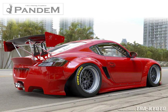 Rocket Bunny Pandem Porsche Cayman (V2) - Rear Bumper (only) - 17090525