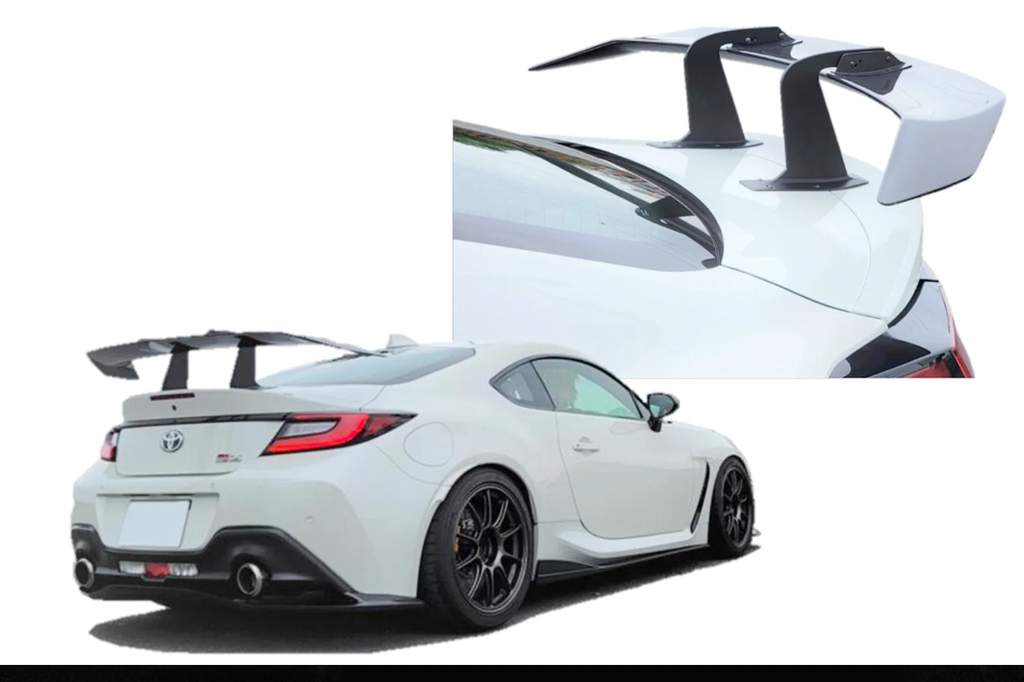 Rocket Bunny Pandem Toyota (ZN6) GR86 2022-on GReddy X VOLTEX Aero Kit - 17510238 - Rear Wing Option 2 - with center mounting uprights