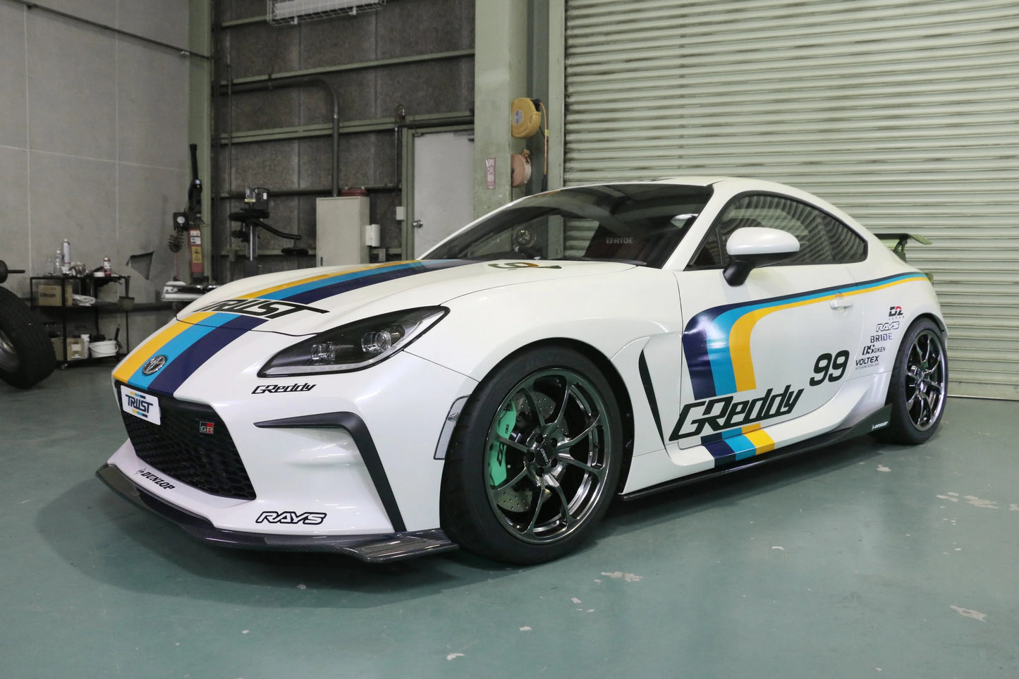 Rocket Bunny Pandem Toyota (ZN6) GR86 2022-on GReddy X VOLTEX Aero Kit - 17510234 - Side Under Panel - FRP