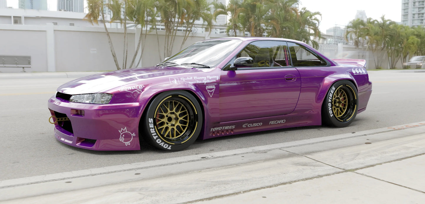 Rocket Bunny Pandem V3.0 Nissan Silvia [S14] + Duck Wing | 1994 - 1996 - Rear Bumper (only)