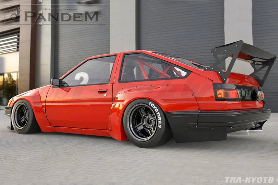 Rocket Bunny Pandem Toyota (AE86) Corolla Trueno Hatchback - AE86 Hatchback Rear Over-Fenders (only) - 66910864