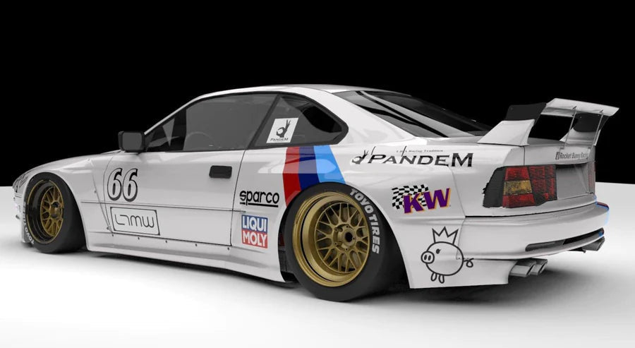 Rocket Bunny Pandem BMW (E31) WIDE BODY KIT - Rear Wing