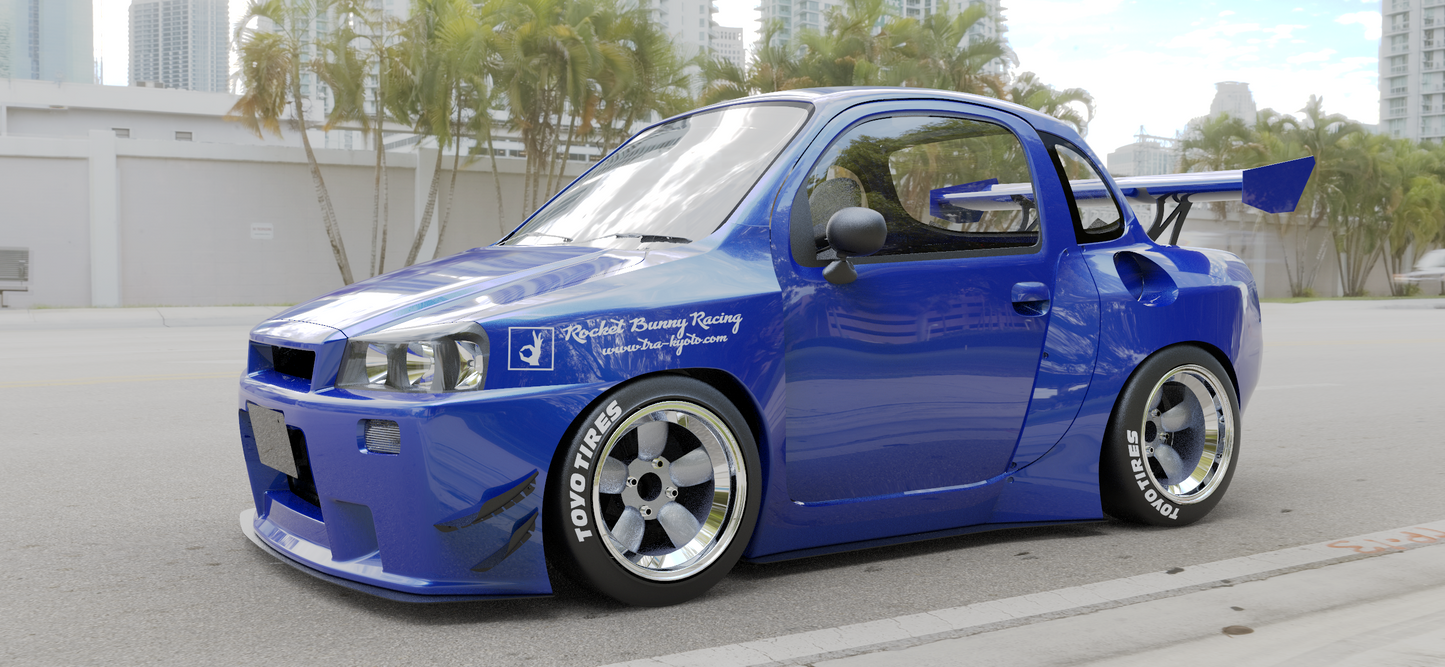 Rocket Bunny Pandem ROCKET BUNNY RACING SUZUKI TWIN R [Kei] Pocket Bunny R34 GT-R