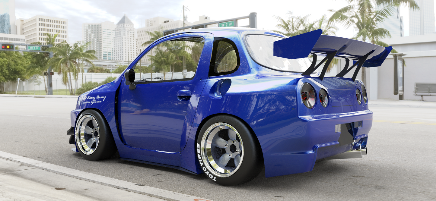 Rocket Bunny Pandem ROCKET BUNNY RACING SUZUKI TWIN R [Kei] Pocket Bunny R34 GT-R