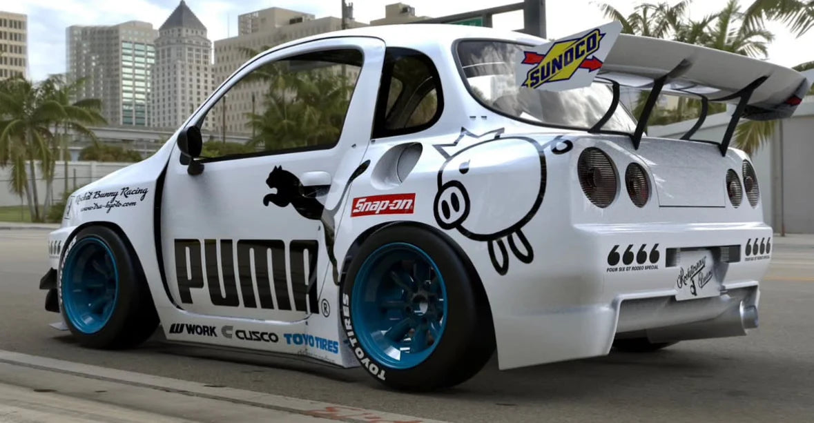 Rocket Bunny Pandem ROCKET BUNNY RACING SUZUKI TWIN R [Kei] Pocket Bunny R34 GT-R