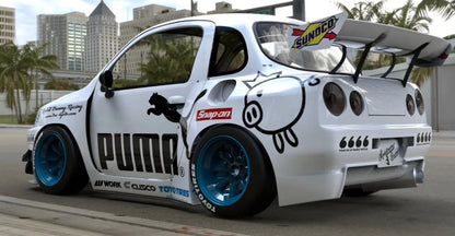 Rocket Bunny Pandem ROCKET BUNNY RACING SUZUKI TWIN R [Kei] Pocket Bunny R34 GT-R