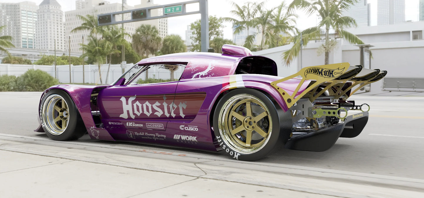 Rocket Bunny Pandem ROCKET BUNNY RACING x 6666 FOUR SIX GT RODEO SPECIAL | LOTUS ELISE [2nd Gen. / 111S] WIDEBODY AERO + SUBFRAME KIT [FRP] | 2001 - 2011 - Front Subframe Kit (only)