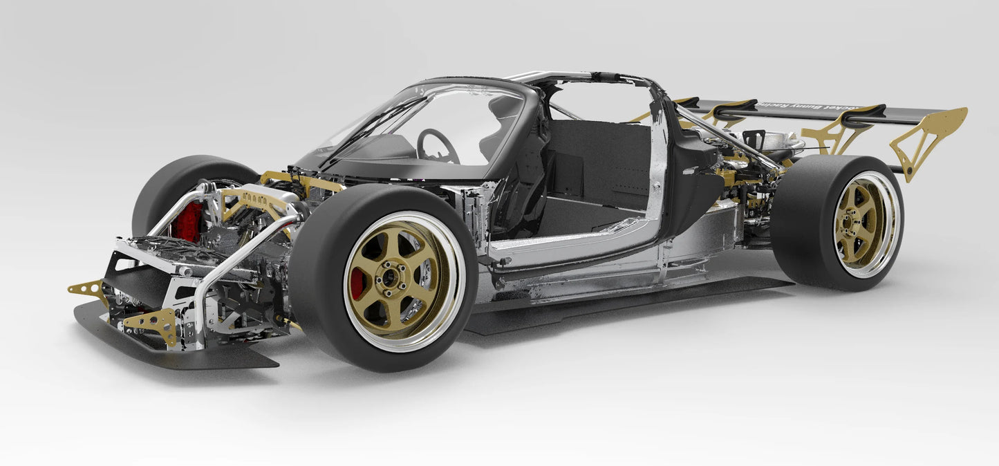 Rocket Bunny Pandem ROCKET BUNNY RACING x 6666 FOUR SIX GT RODEO SPECIAL | LOTUS ELISE [2nd Gen. / 111S] WIDEBODY AERO + SUBFRAME KIT [FRP] | 2001 - 2011 - Front Subframe Kit (only)