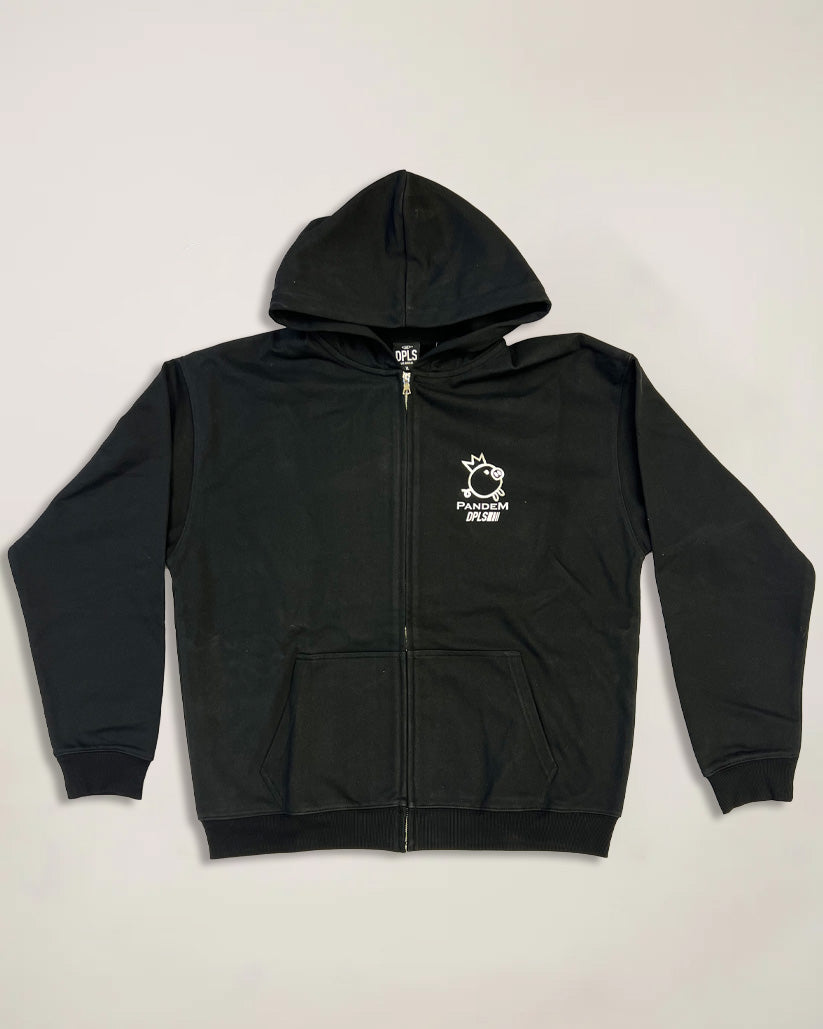 Rocket Bunny Pandem DPLS×PANDEM ICONIC LOGO ZIP UP HOODIE - S