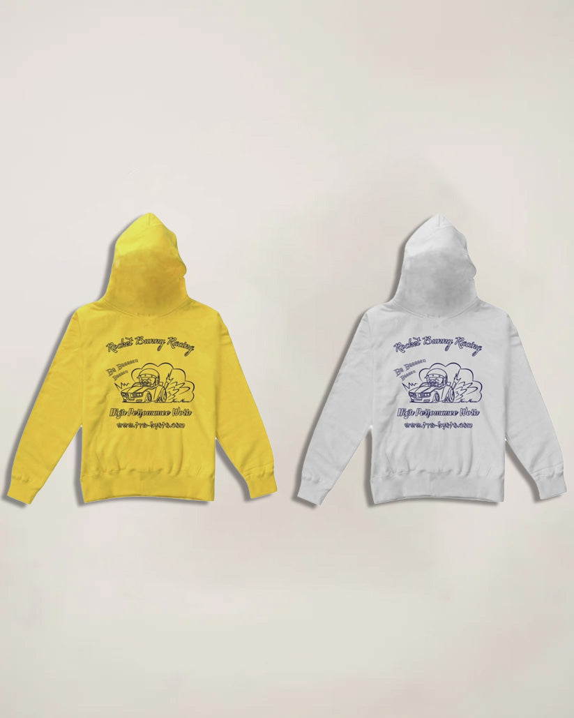 Rocket Bunny Pandem ROCKETBUNNYRACING HOODIE White - L