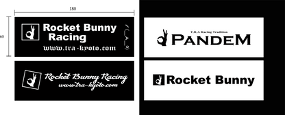 Rocket Bunny Pandem ROCKETBUNNY RACING NOBORI FLAG